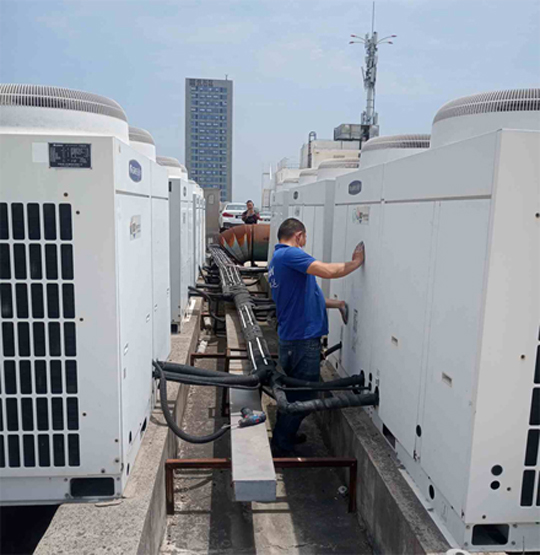 盐城中央空调制热和不制冷系统维修方法